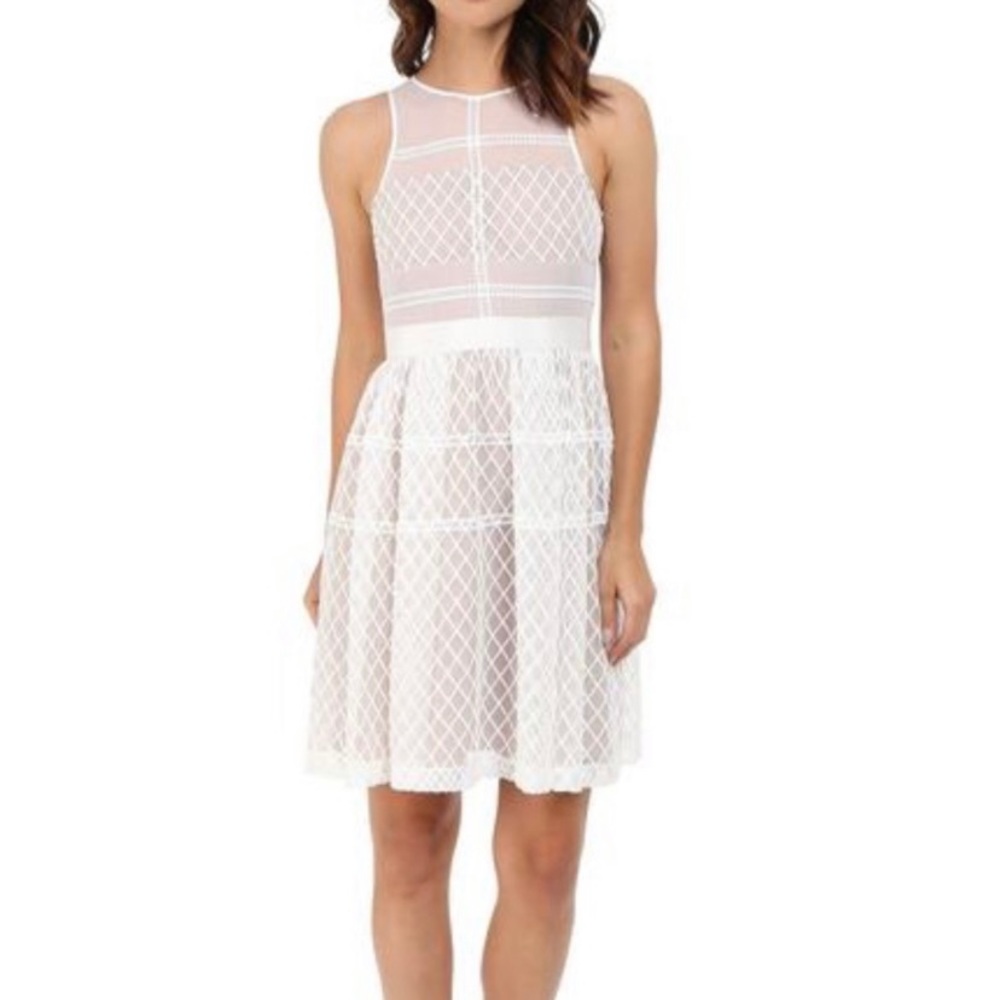 NWT Donna Morgan White Lace Dress